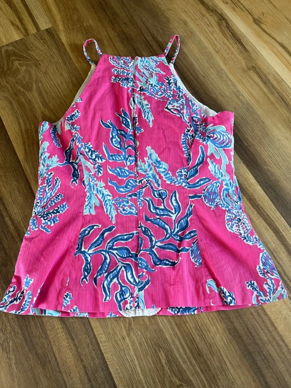 Lilly Pulitzer Annabelle Top in Capri Pink Samba size 10 - Picture 3 of 6